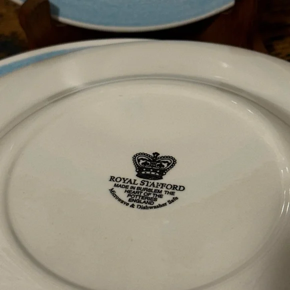 Charming Blue Rabbit Salad Plates - Picture 5 of 6